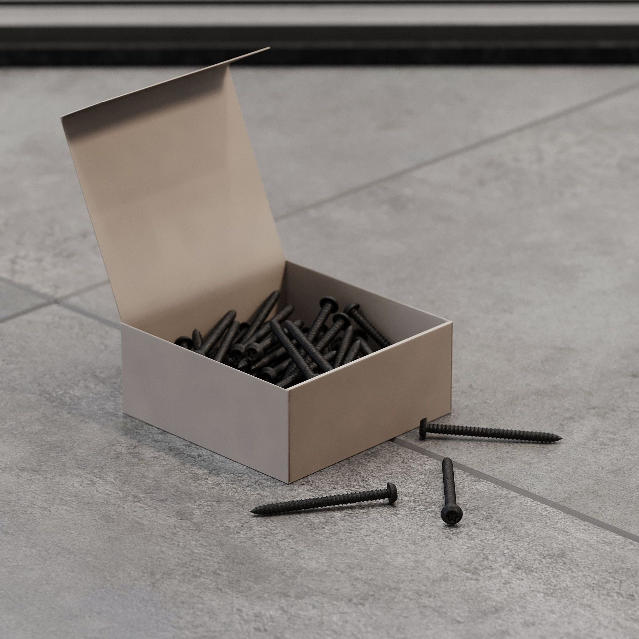 Skruvar för akustikpaneler 4,6x45 mm i mattsvart - 50 st - Panel Deluxe - Tilbehör för Akustikpaneler - Screws for acoustic panels 4.6x45 mm in matt black - 50 pcs - Panel Deluxe - MASTERSTORE - 8595677178869 - Accessories for Acoustic Panels - 54 - 045 - 00 - 02 - 12 - 8595677178869 - 