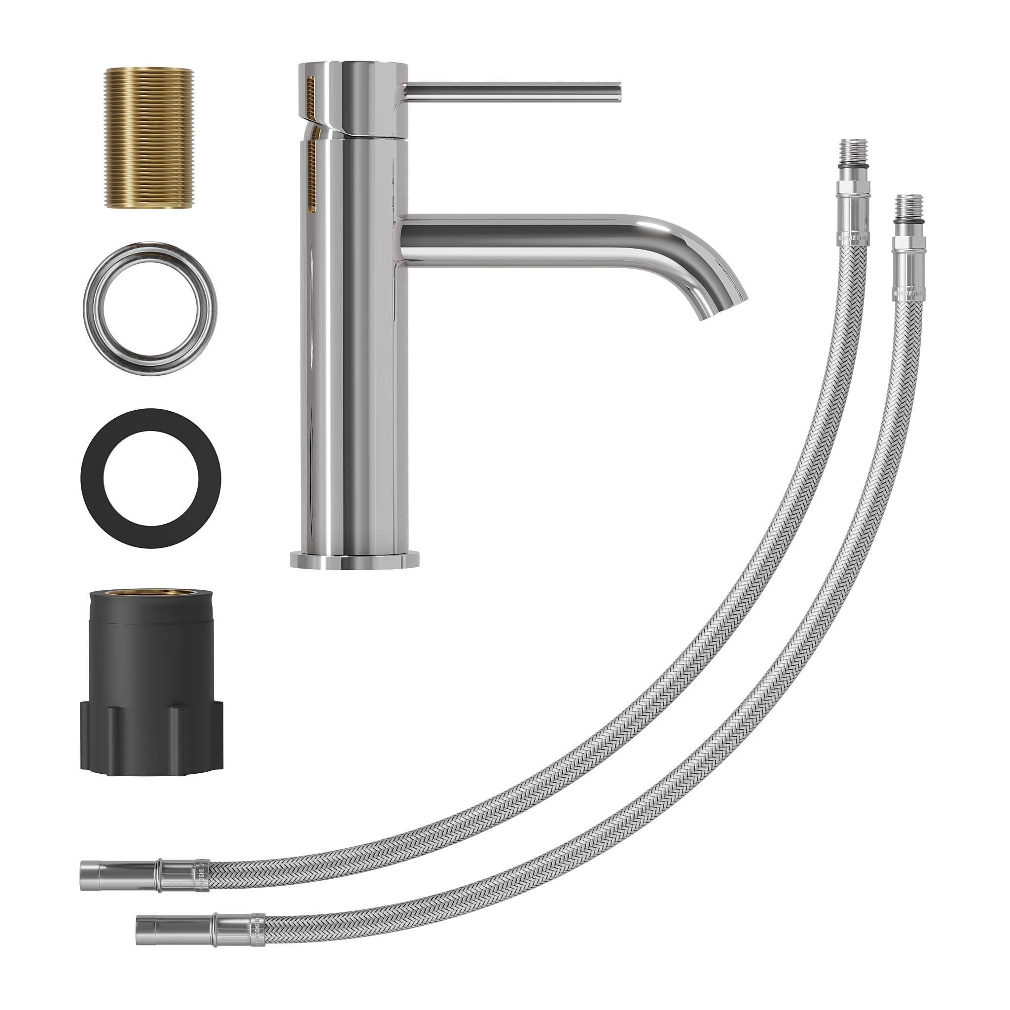 Tvättställsblandare rund 18,3 cm - krom - Søvang - Tvättställsblandare - Søvang, Mixer - Wash Basin, Chrome - 4 cm - MASTERSTORE - 8595677184099 - Mixer - Wash Basin - 28 - 018 - 01 - 83 - 02 - 8595677184099 - 
