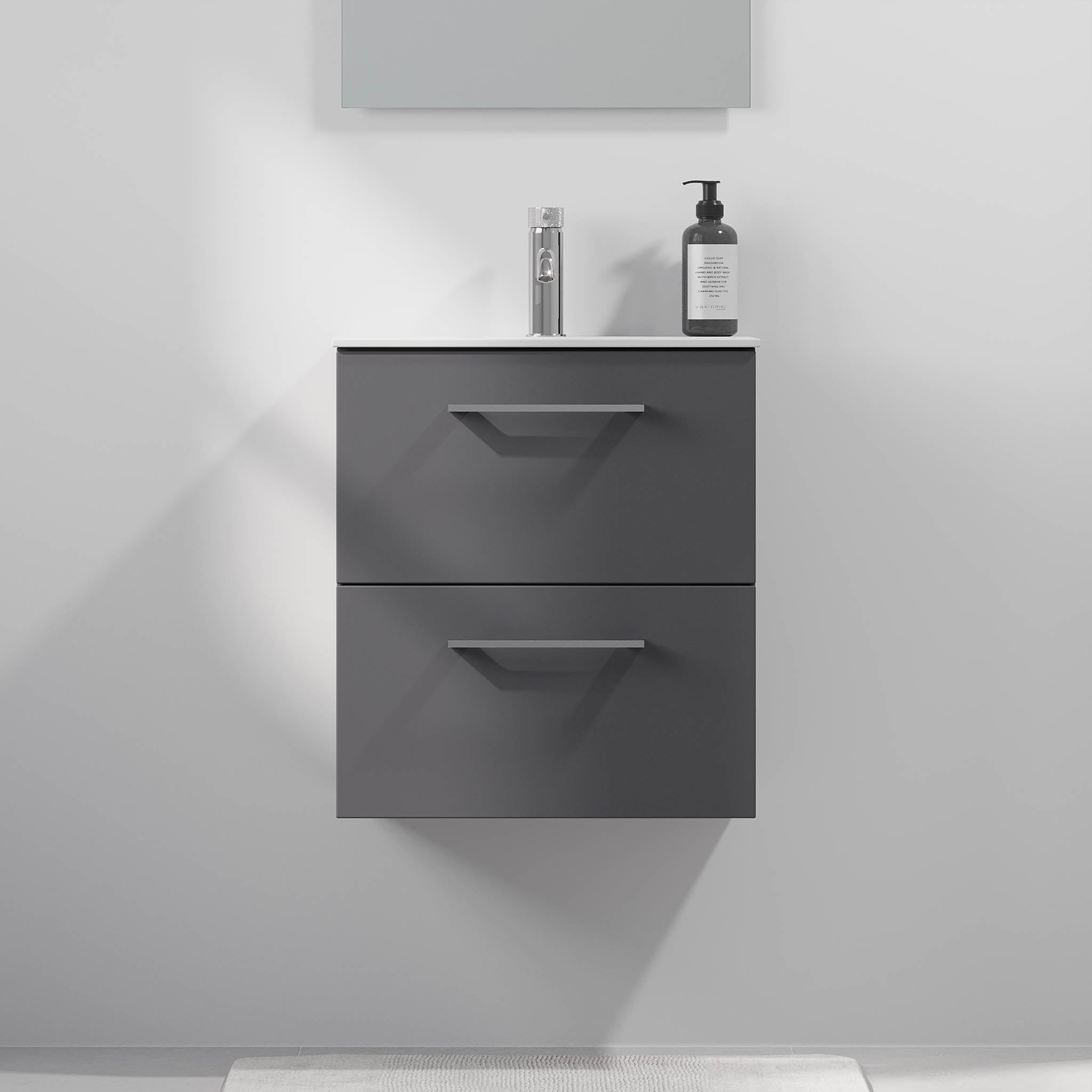 Harstad Badrumsmöbel Slimline, Antracitgrå
