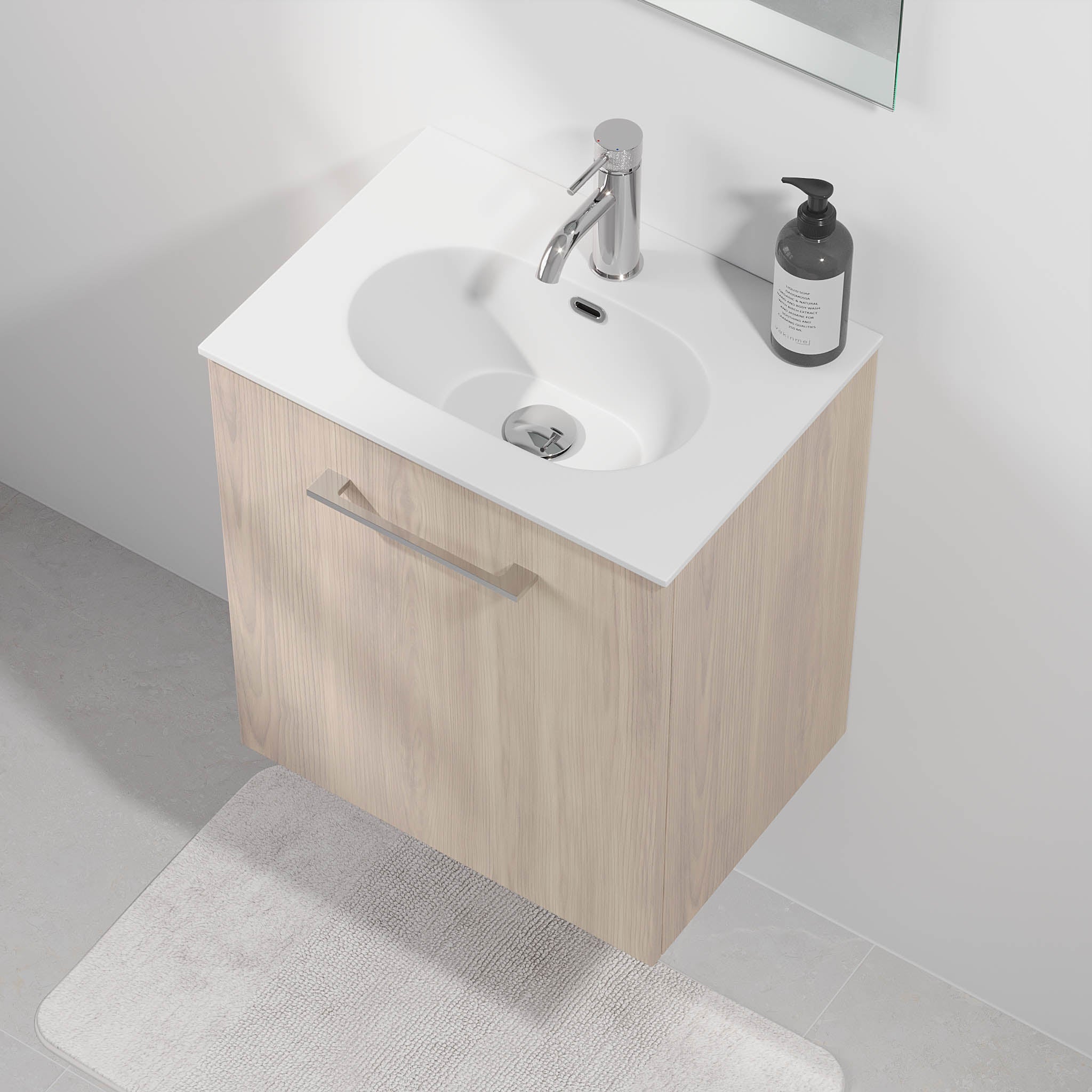 Harstad Badrumsmöbel Slimline, Ljus Trä