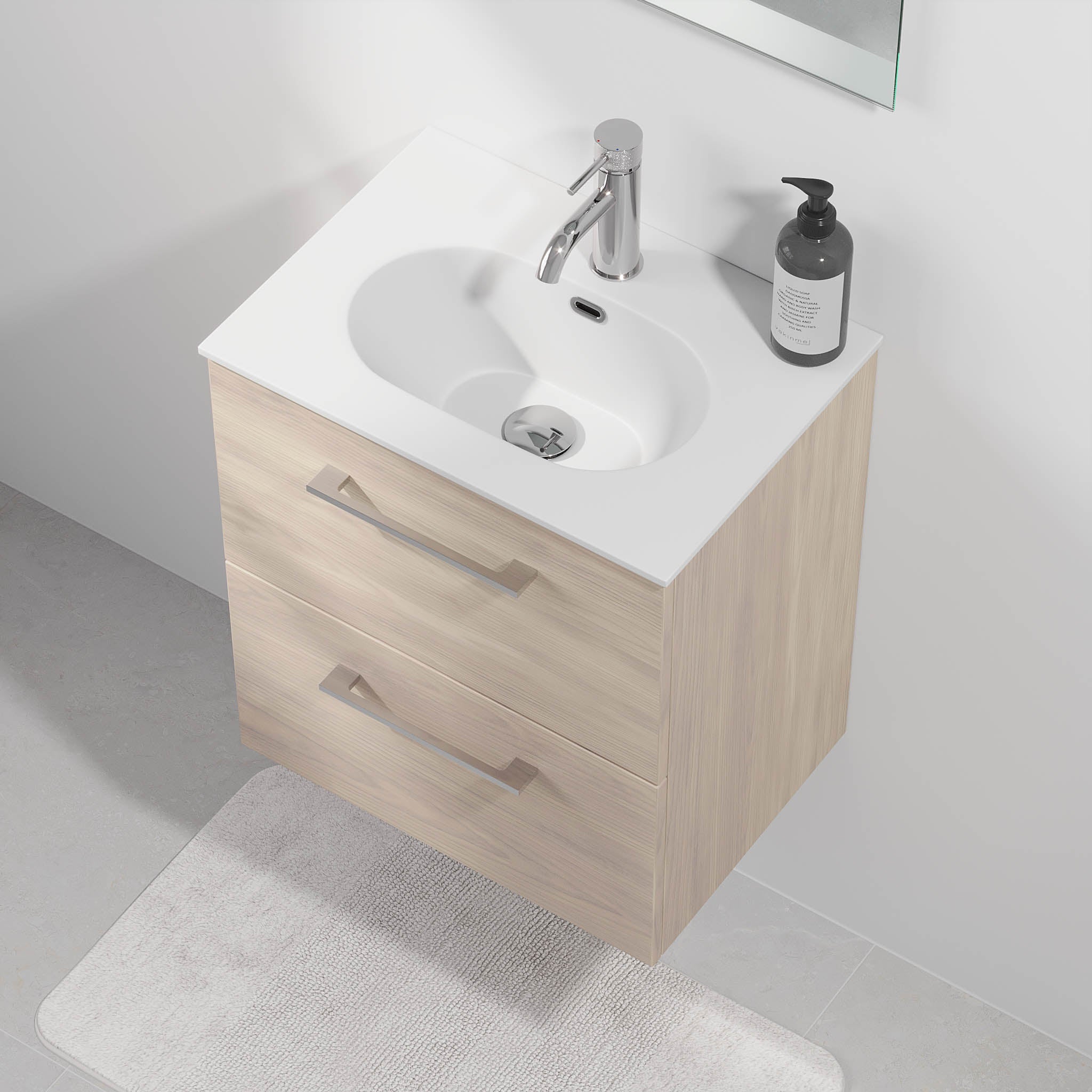 Harstad Badrumsmöbel Slimline, Ljus Trä