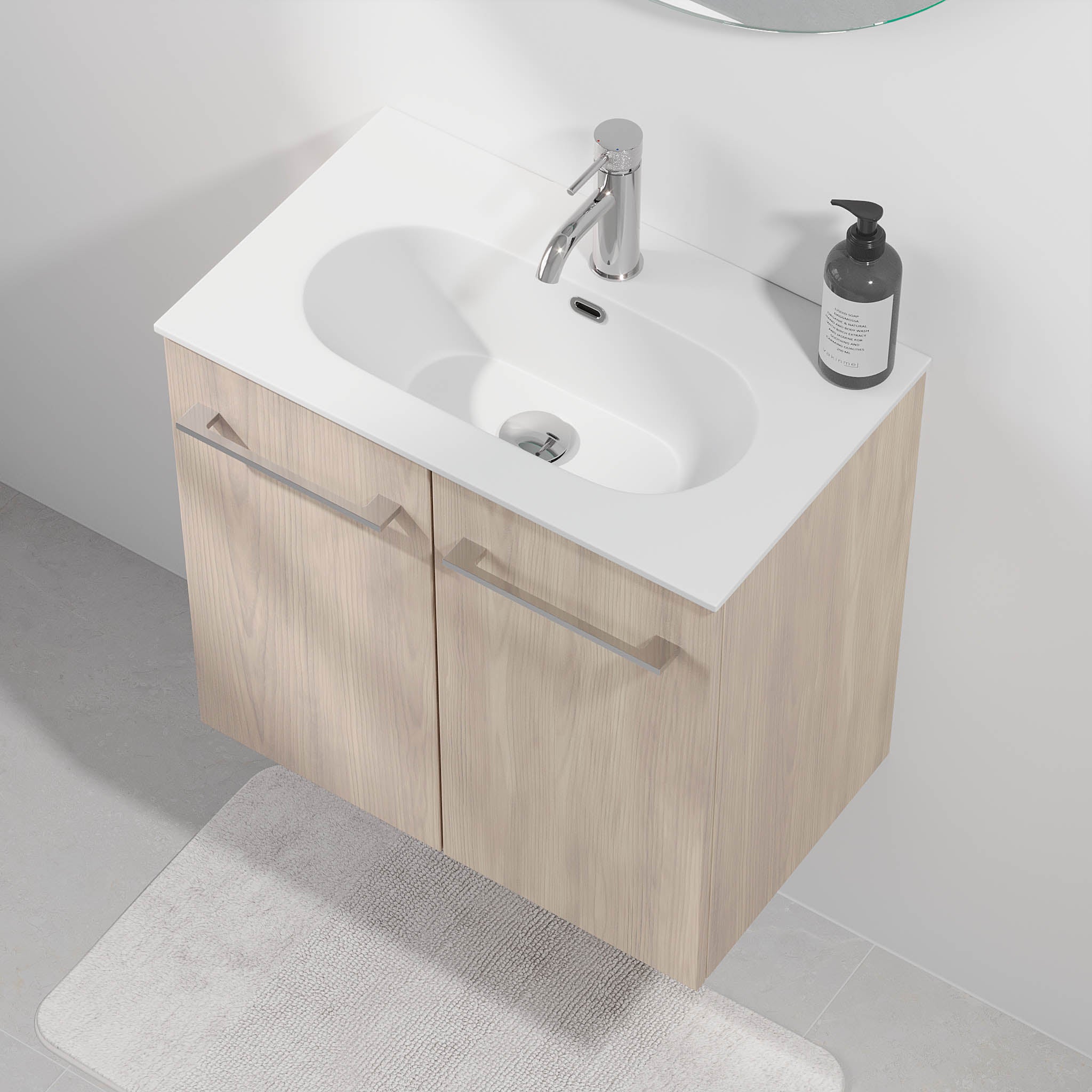 Harstad Badrumsmöbel Slimline, Ljus Trä