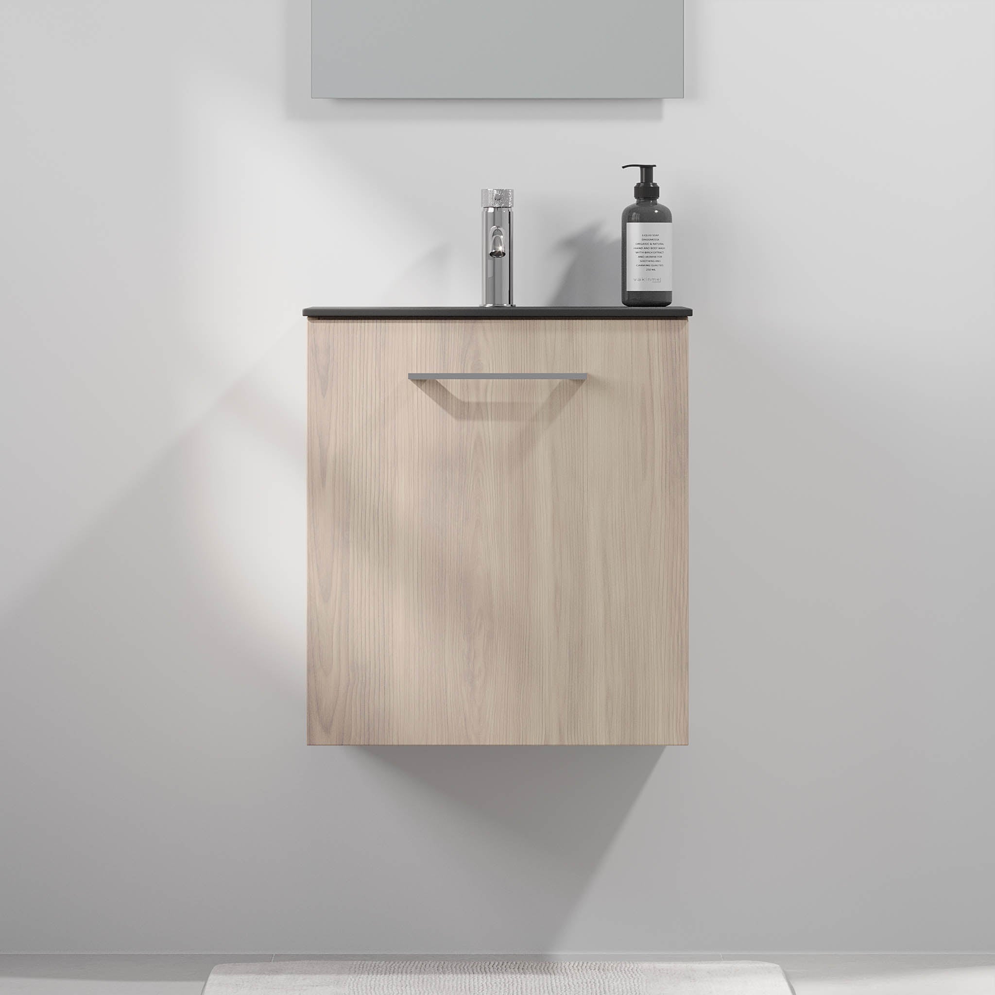 Horten Badrumsmöbel Slimline, Ljus Trä