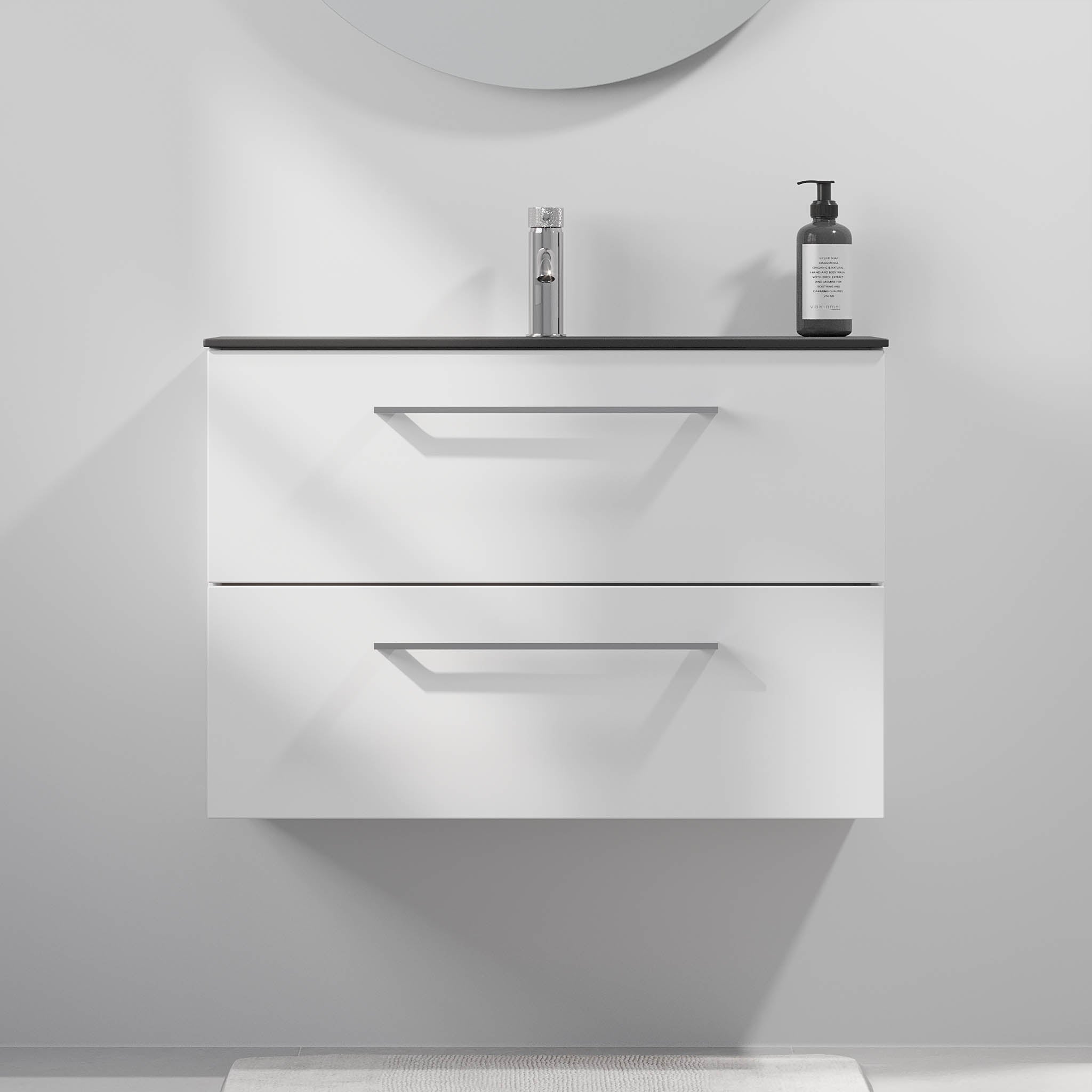 Horten Badrumsmöbel Slimline, Vit Matt