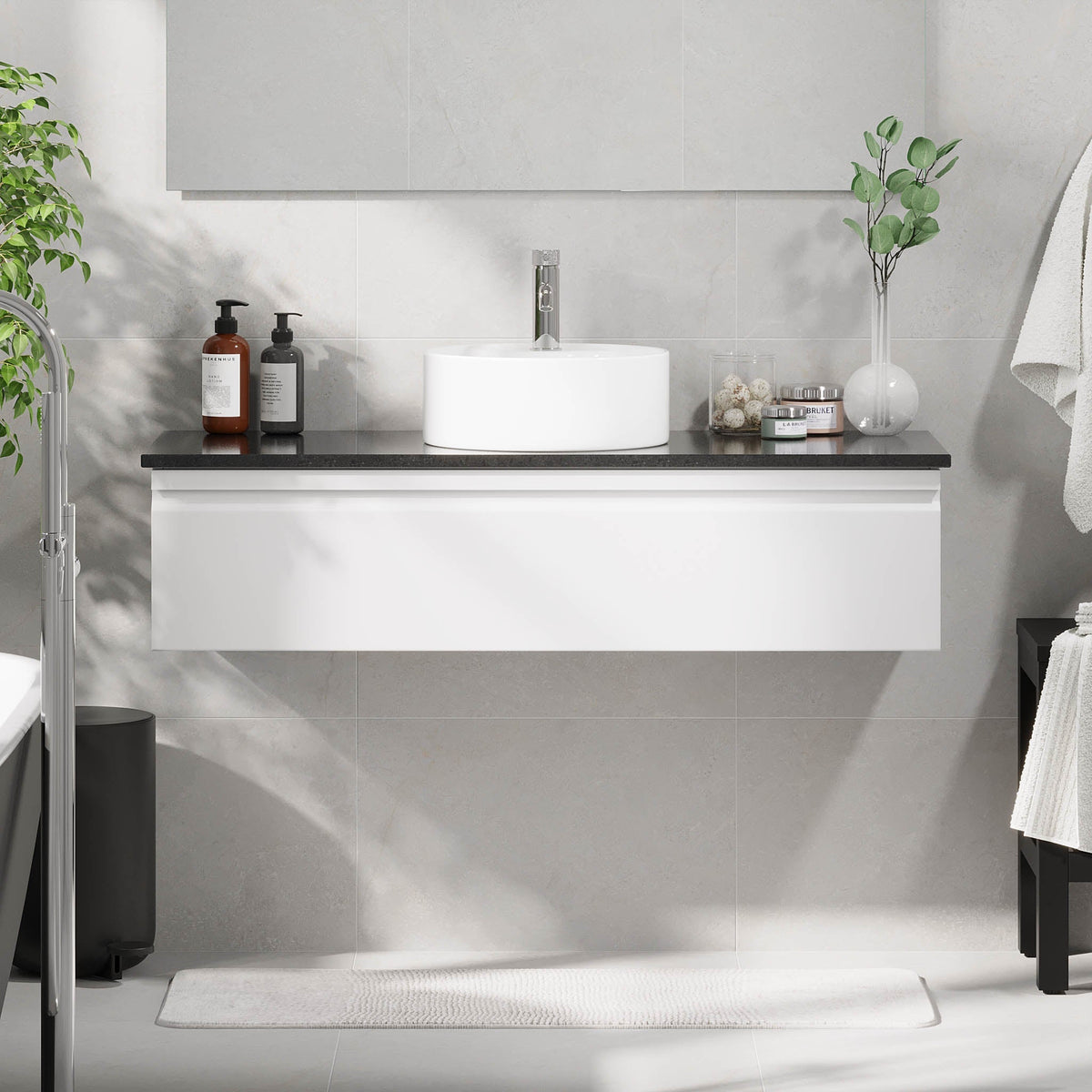 Mirage, Furniture Set - Code, White Mat - 100 cm - MASTERSTORE - 8595677192629 - Furniture Set - Code - 89 - 100 - 03 - 01 - 41 - 8595677192629