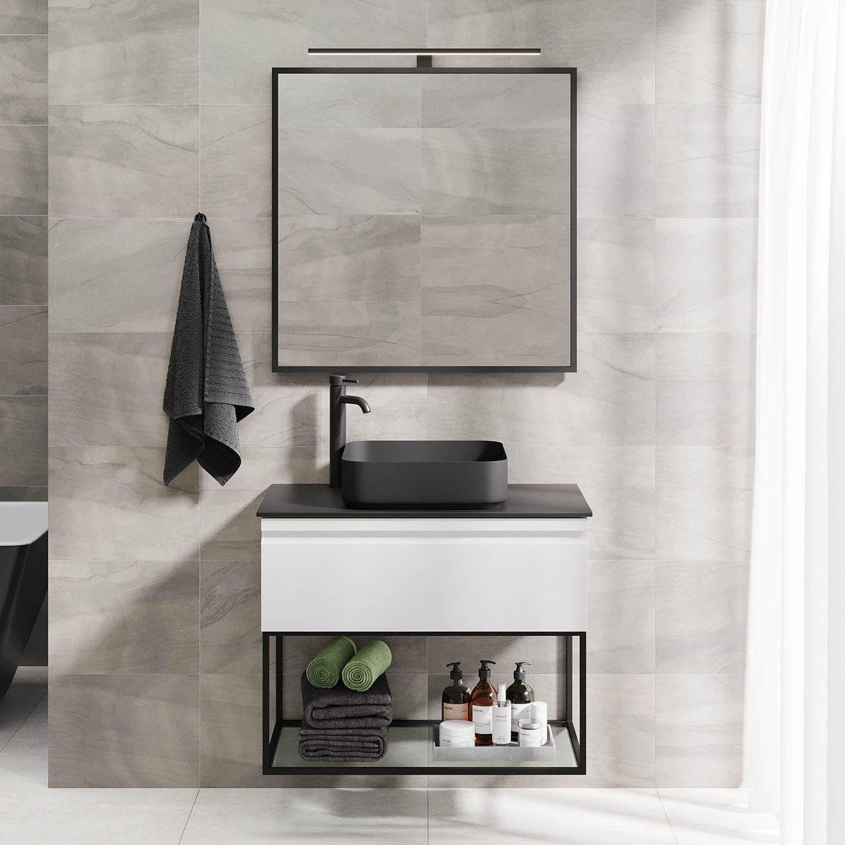 Kvalsund, Furniture Set - Code, White Mat - 120 cm - MASTERSTORE - 8595677152814 - Furniture Set - Code - 89 - 120 - 25 - 01 - 30 - 8595677152814