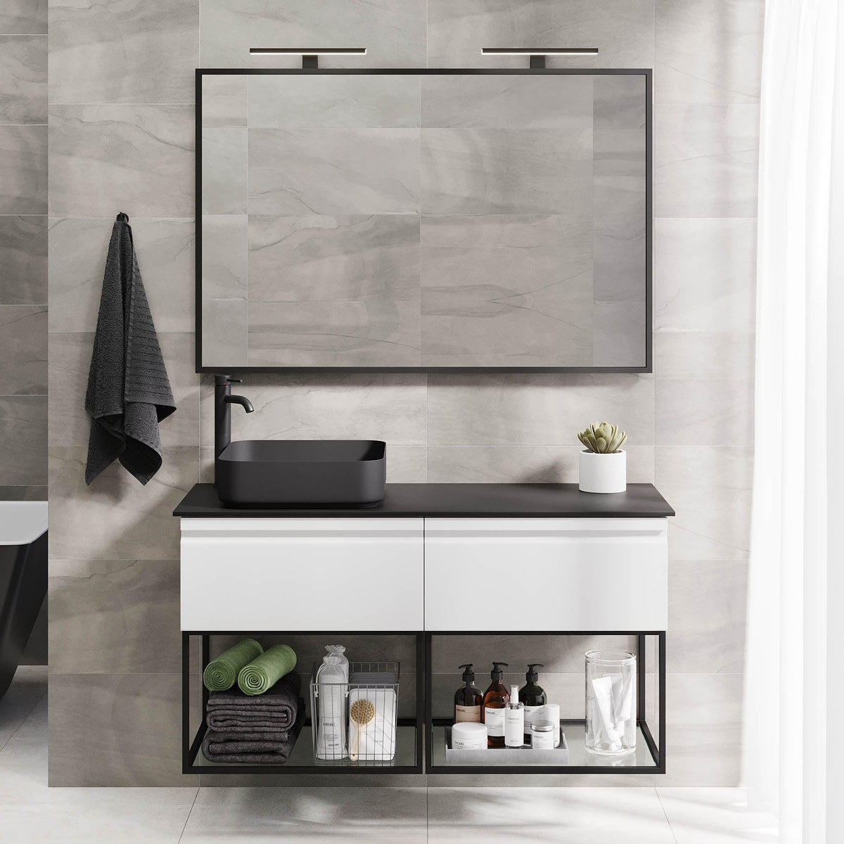 Kvalsund, Furniture Set - Code, White Mat - 120 cm - MASTERSTORE - 8595677152814 - Furniture Set - Code - 89 - 120 - 25 - 01 - 30 - 8595677152814