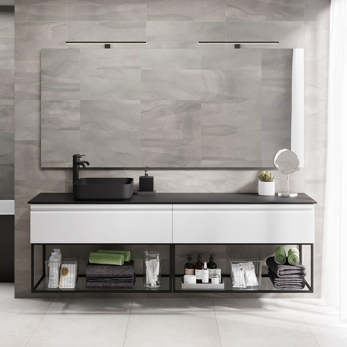 Kvalsund, Furniture Set - Code, White Mat - 120 cm - MASTERSTORE - 8595677152814 - Furniture Set - Code - 89 - 120 - 25 - 01 - 30 - 8595677152814