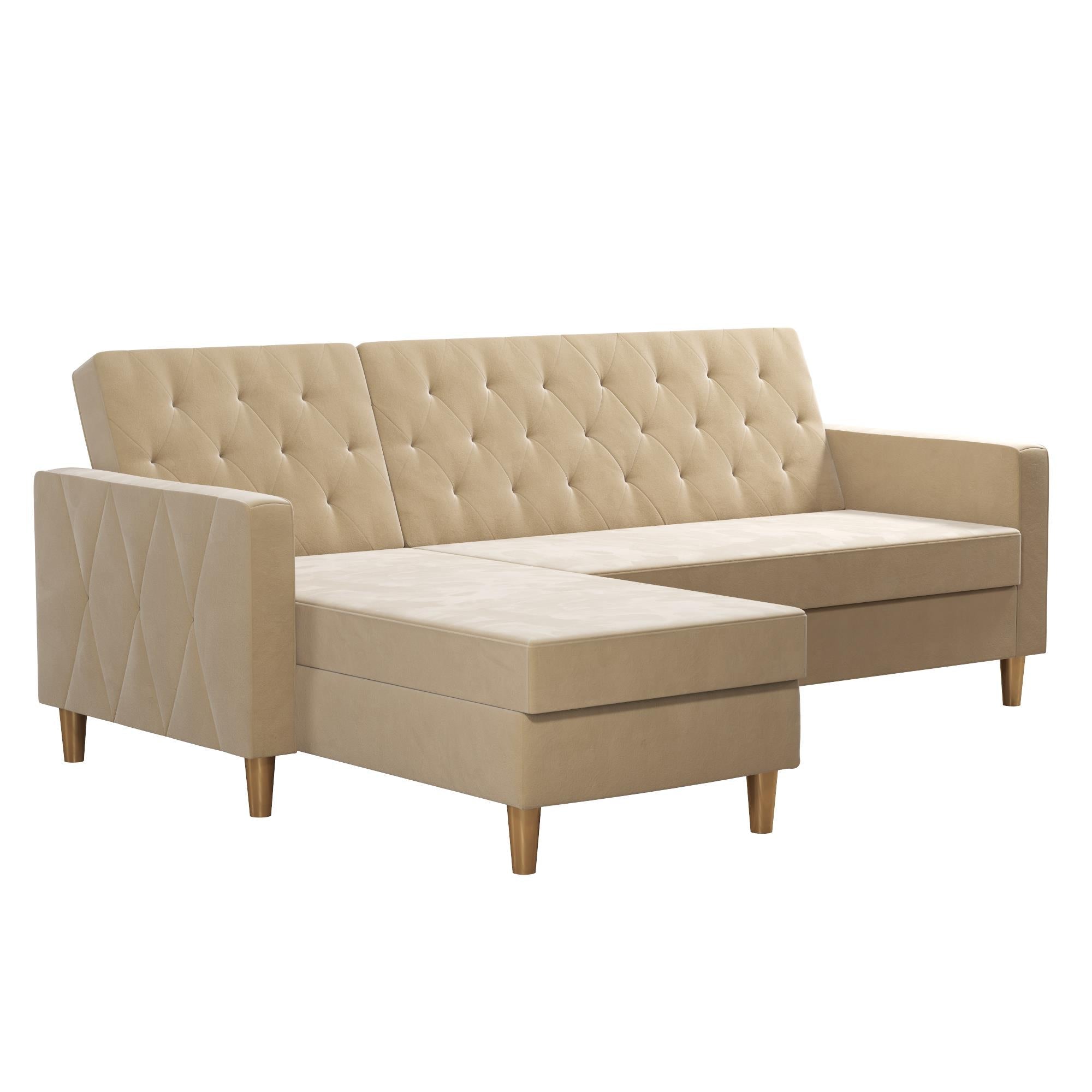 Live 3 - sits bäddsoffa med schäslong, Vit - Bäddsoffor - Live 3 Seater Sofa Bed with Chaise, White - MASTERSTORE - Sofa beds - 2352379CL - 