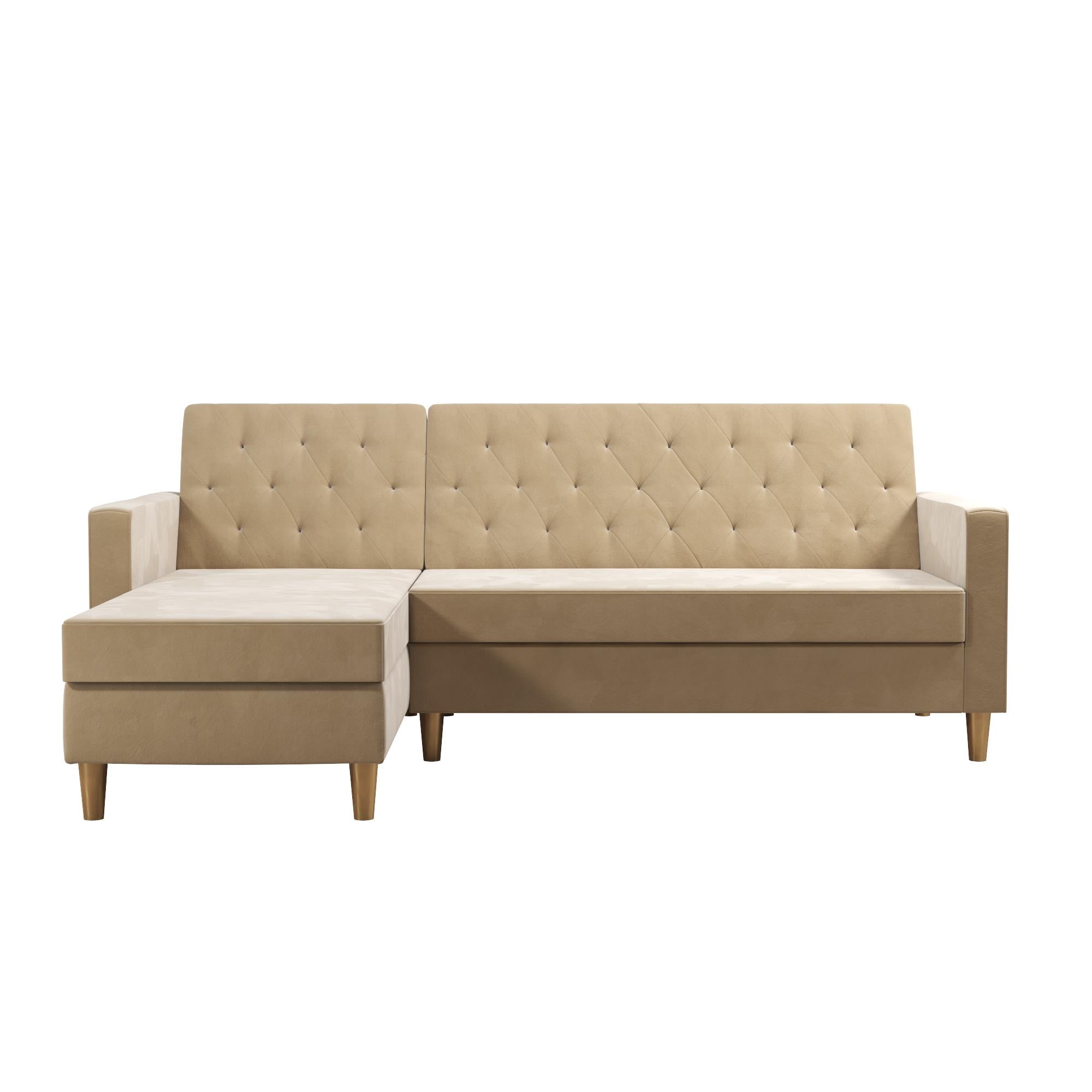 Live 3 - sits bäddsoffa med schäslong, Vit - Bäddsoffor - Live 3 Seater Sofa Bed with Chaise, White - MASTERSTORE - Sofa beds - 2352379CL - 
