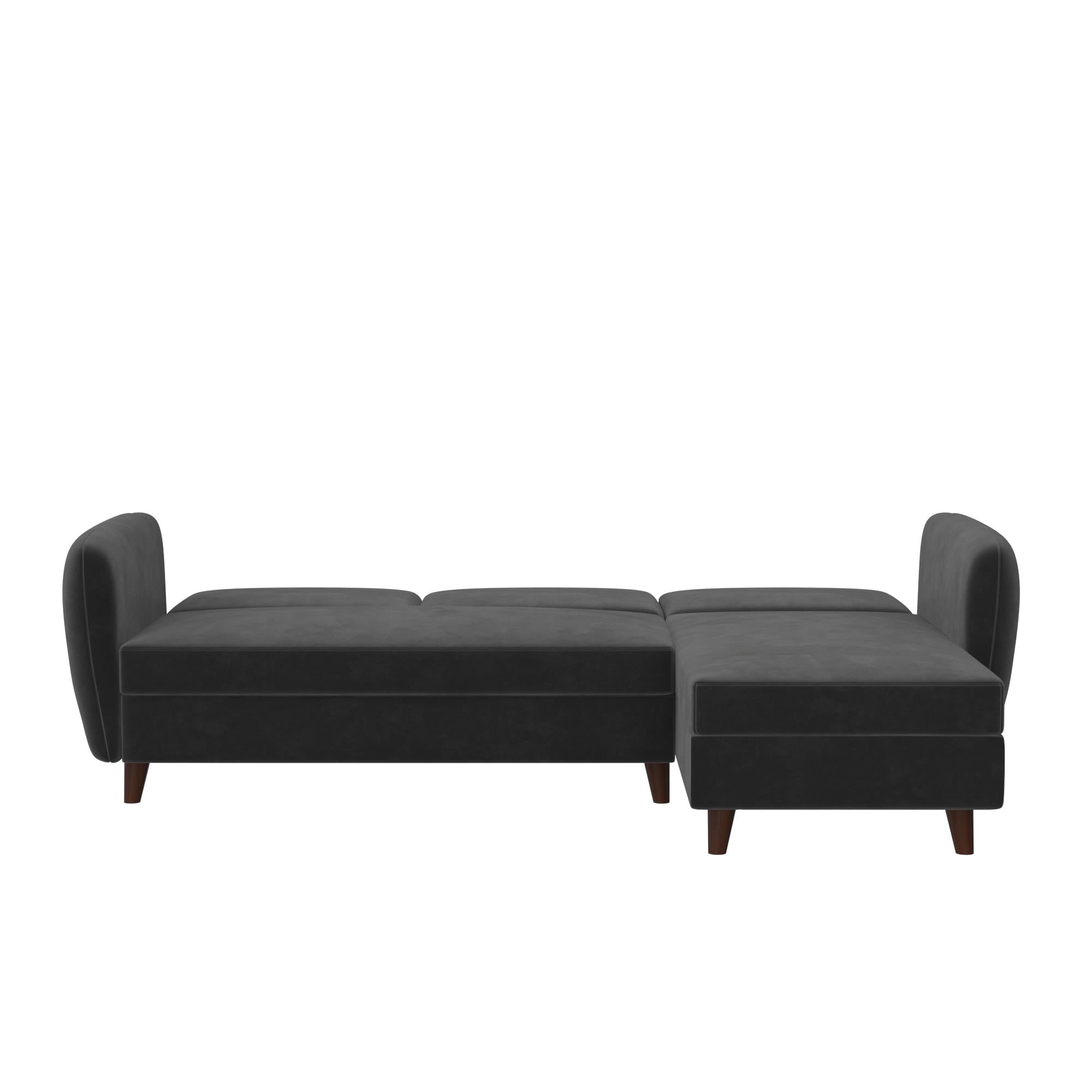 Perry 3 - sits bäddsoffa med schäslong, Grå - Bäddsoffor - Perry 3 Seater Sofa Bed with Chaise, Grey - MASTERSTORE - Sofa beds - 2422479N - 