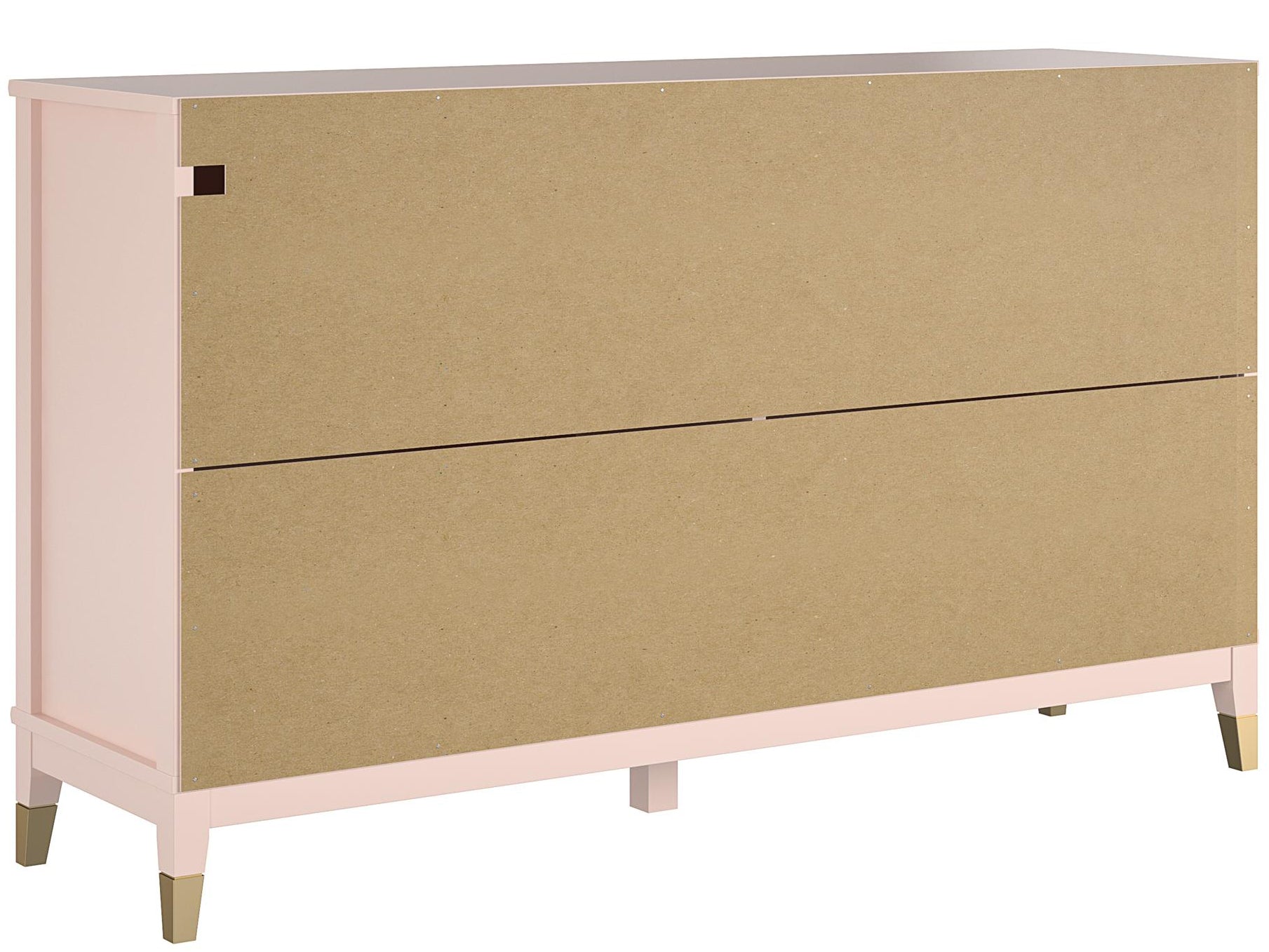 Westerleigh byrå med 6 lådor, rosa