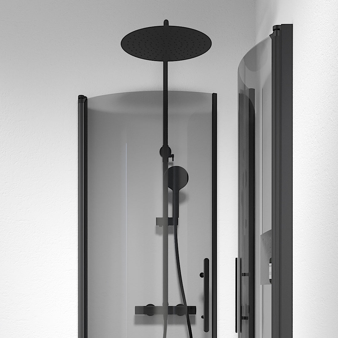 Dragør Takduschset m/Termostat blandare och 40 cm takdusch, 150 C/C