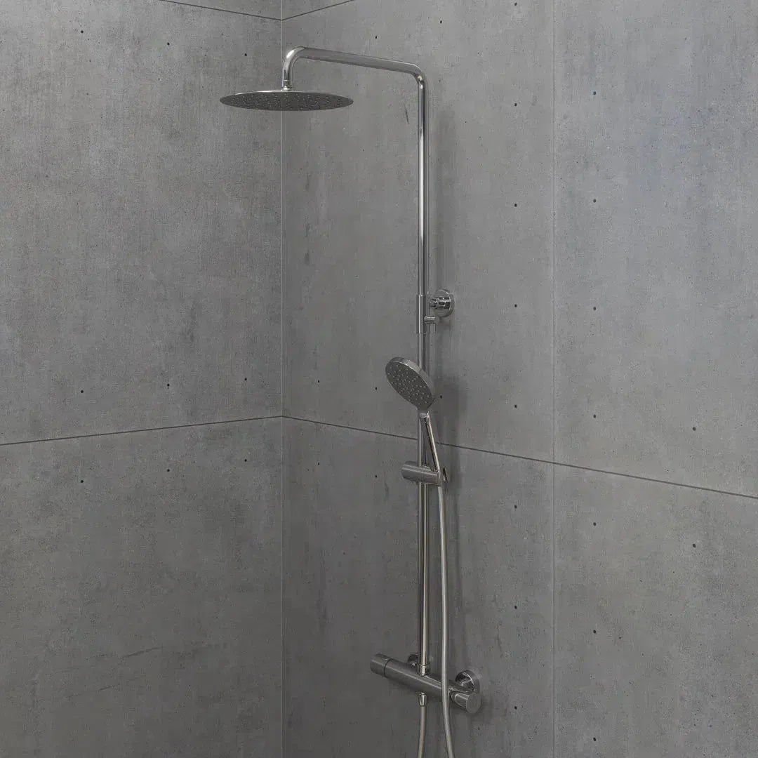 Dragør Takduschset m/Termostat blandare och 25 cm takdusch, 150 C/C