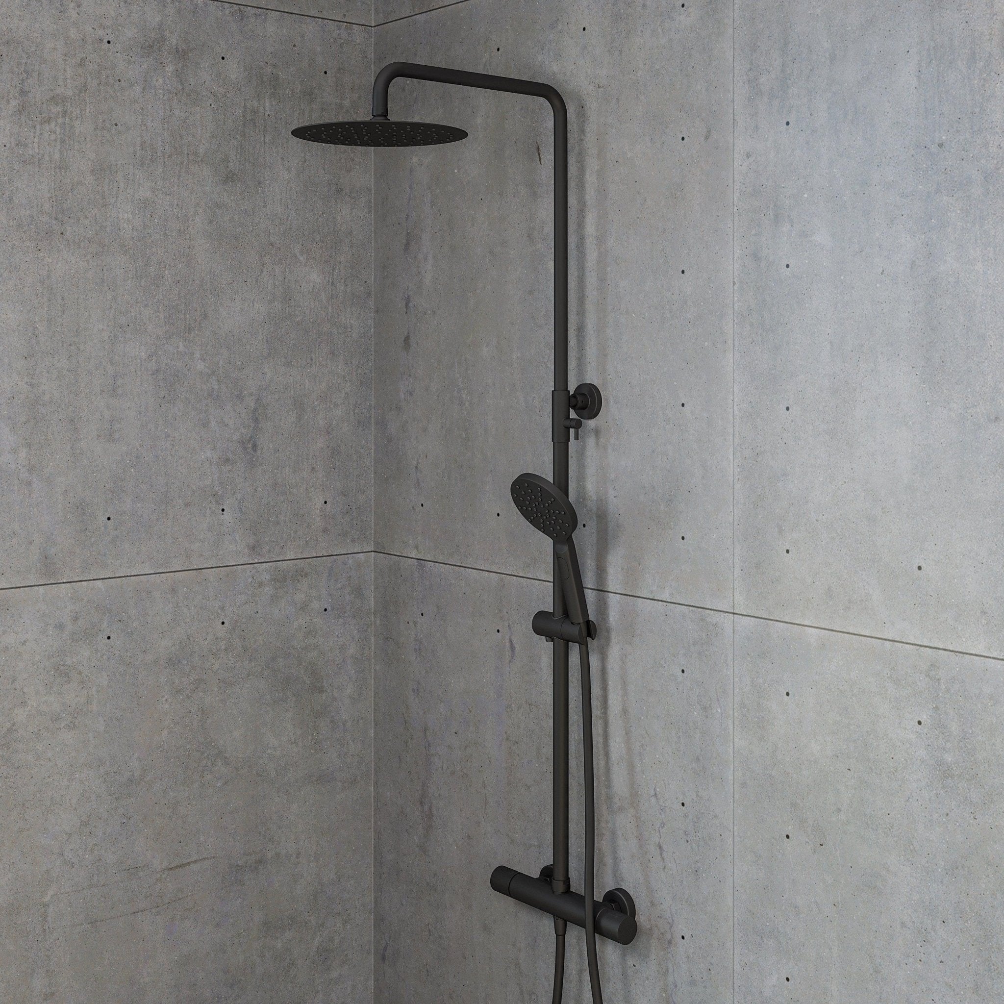 Dragør Takduschset m/Termostat blandare och 25 cm takdusch, 160 C/C