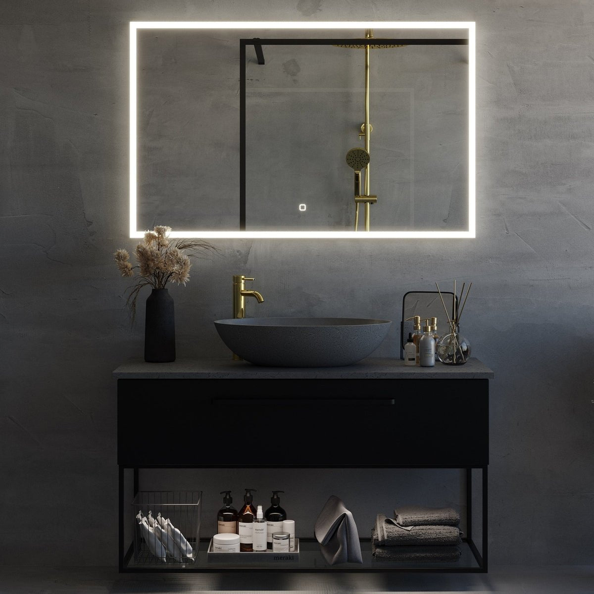 Viggja Compact Badrumsmöbel, Vit Matt