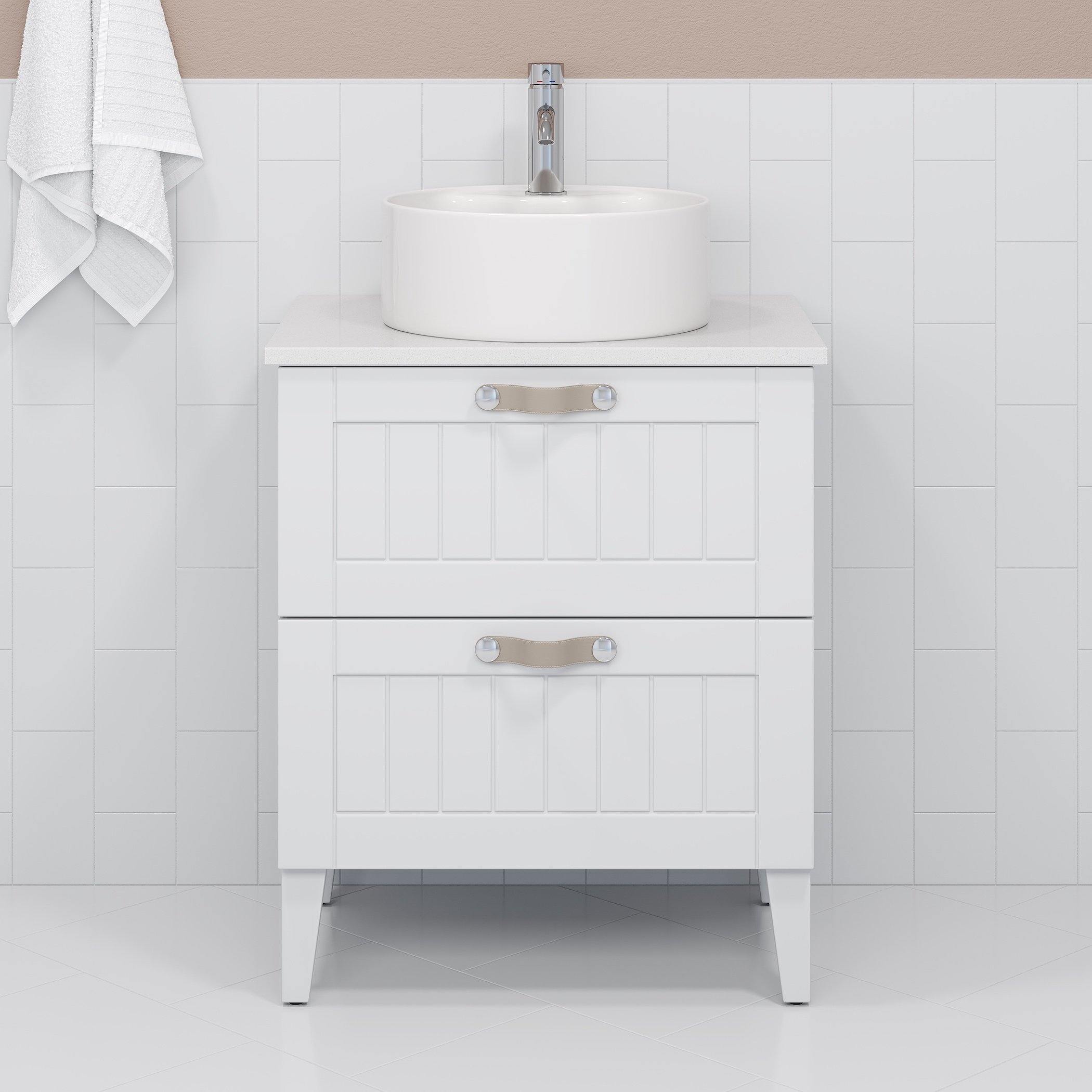 Fristående Tvättställ Vikedal, Vitt - Handfat - _usp:10_year_warranty.svg:10 ÅRS GARANTI, _vendor:bda-living.png, Håndvask, Vit - HomeTomato Sweden