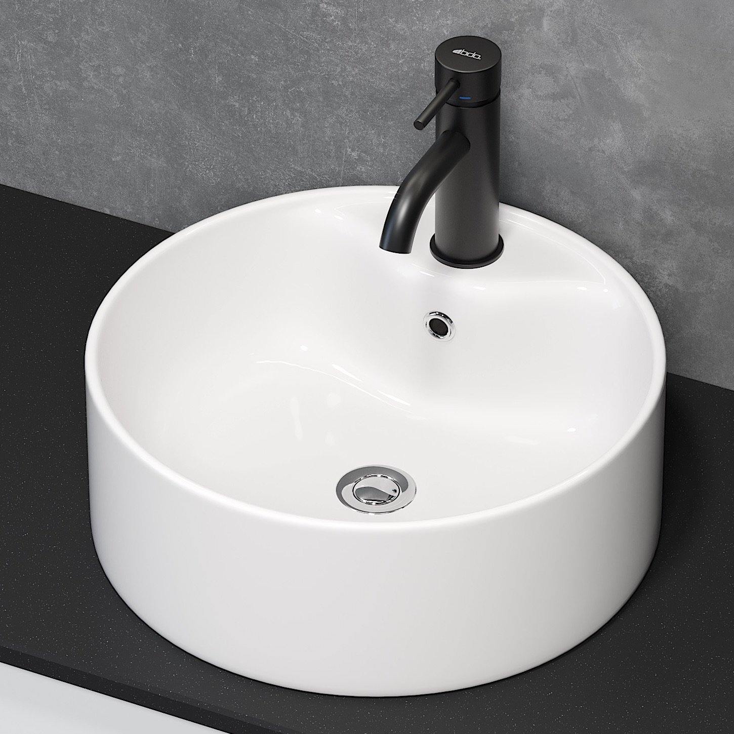 Fristående Tvättställ Vikedal, Vitt - Handfat - _usp:10_year_warranty.svg:10 ÅRS GARANTI, _vendor:bda-living.png, Håndvask, Vit - HomeTomato Sweden