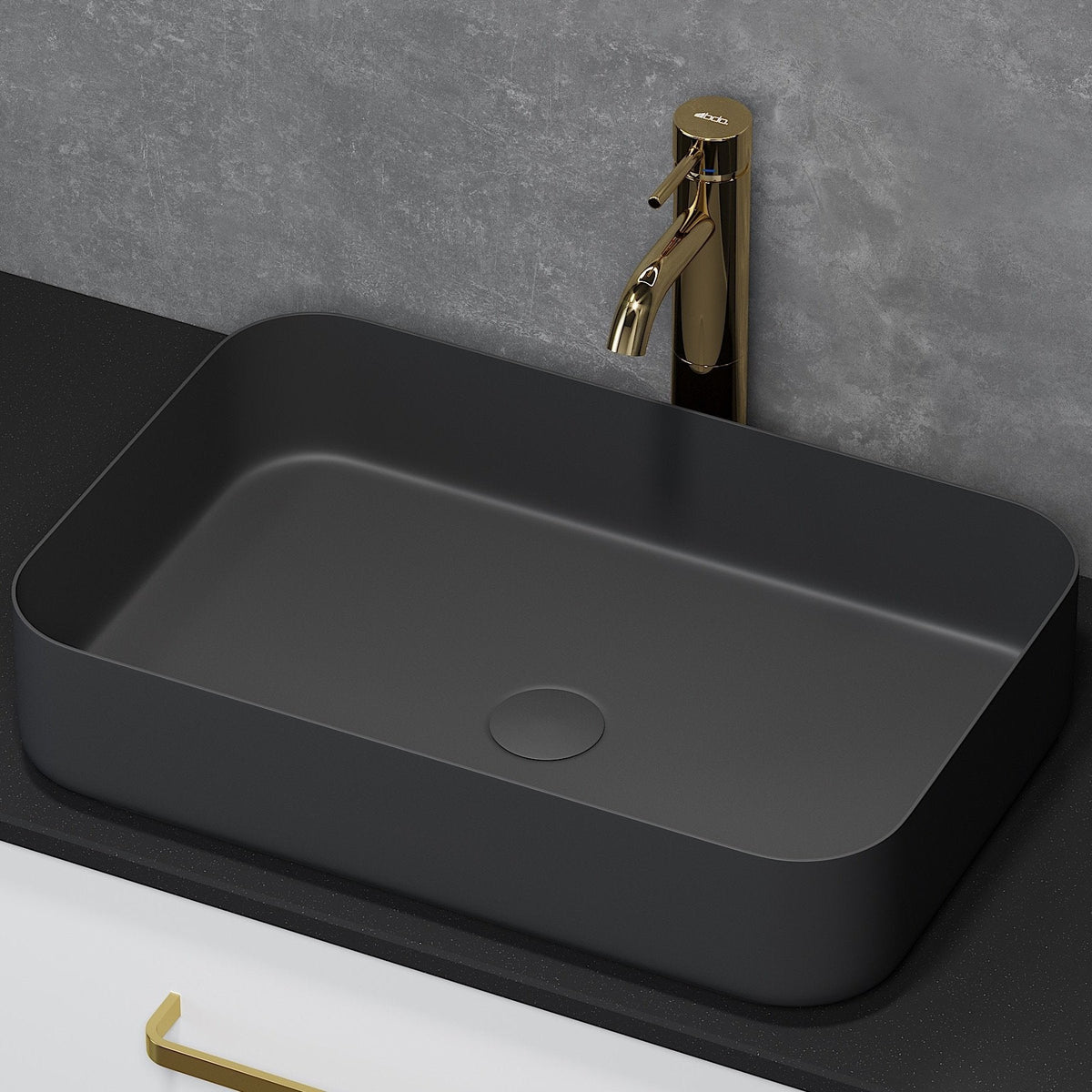 Dragør Hög Tvättställblandare + Rødby Bottenventil