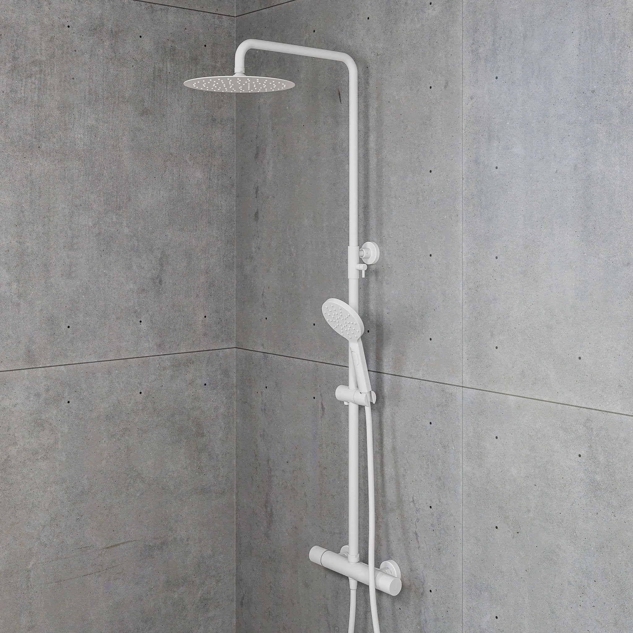 Dragør Takduschset m/Termostat blandare och 25 cm takdusch, 160 C/C