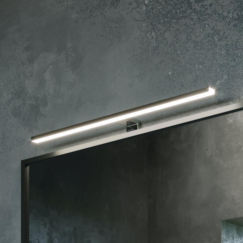 Lynäs LED lampa för spegel och spegelskåp, Krom